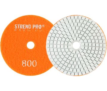 Kotouč Strend Pro Premium P800, 100 mm, leštící, diamantový, suchý zip, za mokra leštění broušení 2232435
