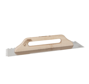 Kubala 5411 Hladítko K nerez 13x48cm zub 10x10 WOOD LINE