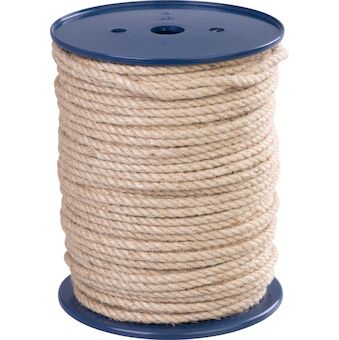 Lano Strend Pro Premium, jutové, přírodní, 6 mm, šňůra, stáčené, L-100 m 432354