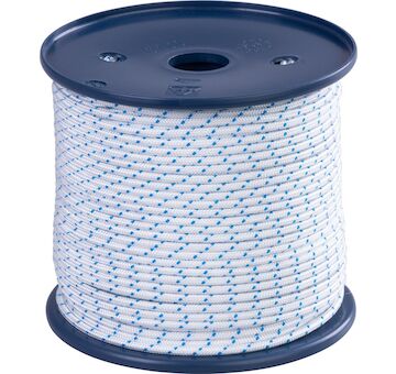 Lano Strend Pro Premium, KRUŽBERK, 3 mm, startovací šňůra, bílé/modré, L-100 m 432369