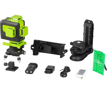 Laser Strend Pro Industrial 4 X 3D, zeleny, v kufriku, s prislusenstvim, dalkovy ovladac 258200