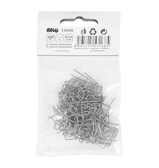 MAGG 110168 Spony pro svářečku plastů (w) 0,8 mm - 100 ks