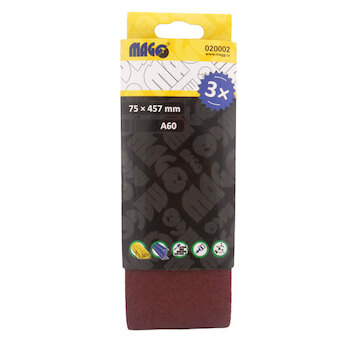 Magg 20003 Brusný pás 75x457mm A80 - 3 ks