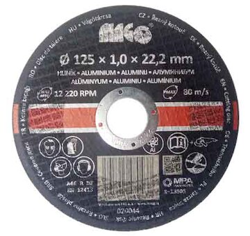 Magg 20044 Řezný kotouč na hliník 125x1,0x22,2mm