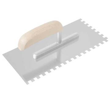 MAGG 80107 Hladítko nerezové 270x130mm zub 6mm - SOFT rukojeť