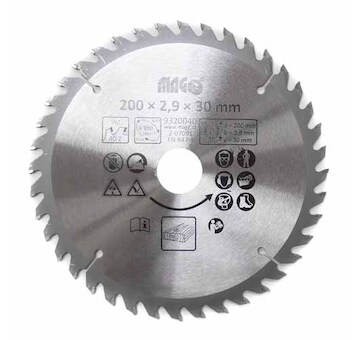 Magg 9320040 Pilový kotouč 200x2,9x30mm/40 zubů - střídavě šikmé