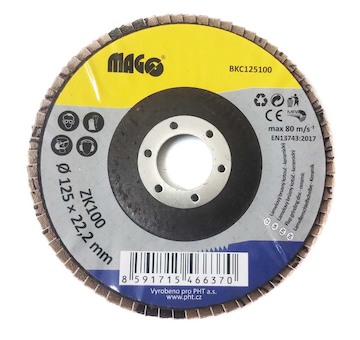 Magg BKC125100 Lamelový brusný kotouč 125mm/100 - keramický