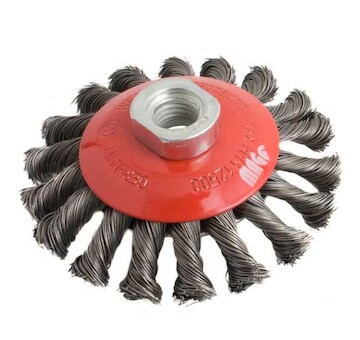 Magg BL97012 Kartáč miskový 100, copánkový S 0,50, závit M14x2