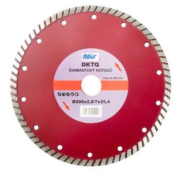 Magg DKTQ200 Diamantový kotouč TURBO EXCELLENT 200x25,4mm