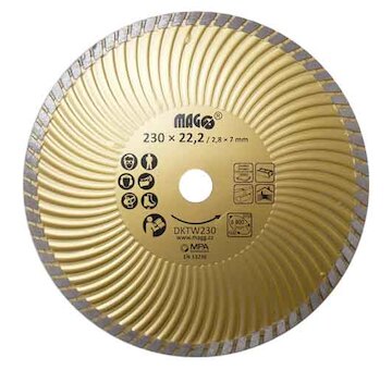 Magg DKTW230 Diamantový kotouč TURBO-W 230x22,2mm
