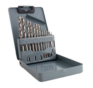 Magg profi 224013 Sada vrtáků HSS-G vybrušované 13 ks (1,5-6,5mm), plechový box