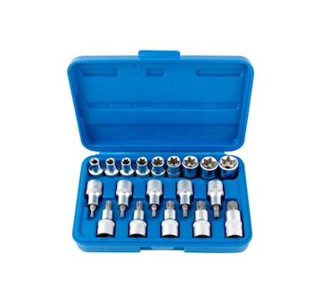 MAGG Profi 340019 MAGG Profi - Sada hlavic TRX 19 dílů - 1/2