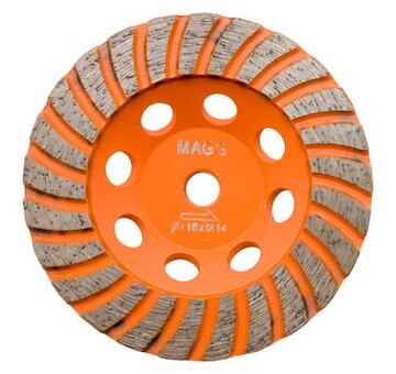 Magg profi DBK115 Diamantový kotouč brusný 115x22,2mm