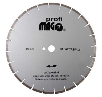 Magg profi DKS400 Diamantový kotouč segmentový 400x3,6/10x25,4mm na asfalt
