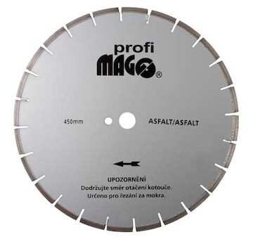 Magg profi DKS450 Diamantový kotouč segmentový 450x3,6/10x25,4mm na asfalt