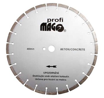 MAGG Profi DKSB400 MAGG Profi - Diamantový kotouč segmentový 400x3,6/10x25,4mm na beton