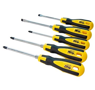 MAGG Profi GS0005 MAGG Profi - Sada šroubováků (2xPL, 2xPH, 1xPZ) - 5 ks