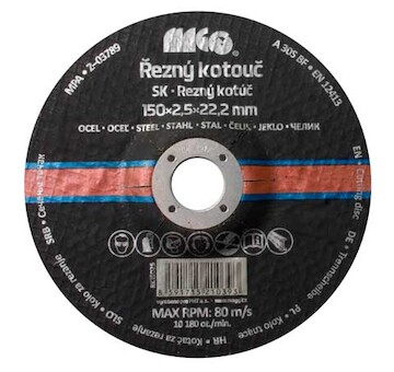 Magg RK15025 Řezný kotouč na kov 150x2,5x22,2mm