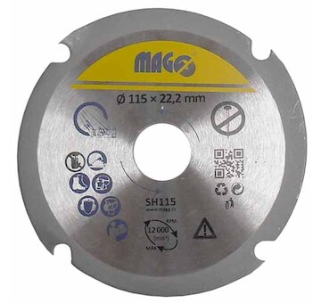 Magg SH115 Řezný kotouč na dřevo 115mm