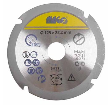 Magg SH125 Řezný kotouč na dřevo 125mm