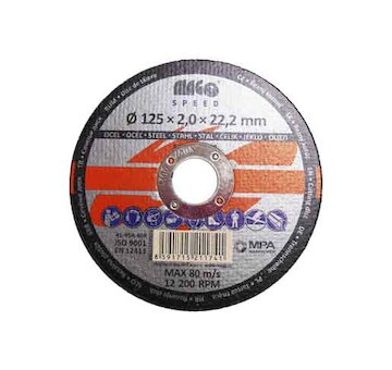 MAGG Speed RKQS12520220 Řezný kotouč na kov 125x2,0x22,2mm MAGG SPEED