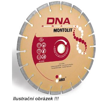 Montolit diamantový kotouč DNA Laser beton,kámen, žula, abrazivní mat 115 LX 115