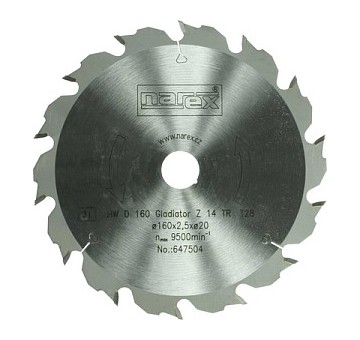 Narex 00647504 Gladiator HW pr. 160 x 2,5 x pr. 20, 14 TR