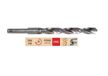 Narex 00764321 13,5 Vrtáky do kovu HSS CZ002 vybrušované, DIN 338 s osazenou stopkou na 12,7 mm