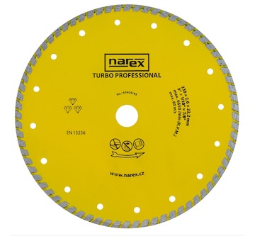 Narex 65405145 Diamantový dělicí kotouč pro stavební materiály TURBO PROFESSIONAL DIA 230 TP