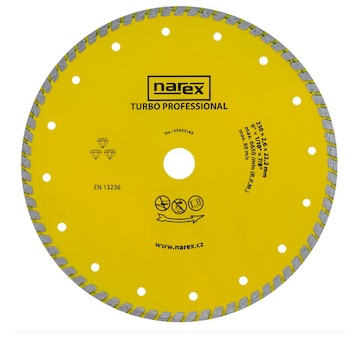 Narex 65405145 RK DIA o 230/22,2 TP Diamantový řezný kotouč - TURBO PROFESSIONAL