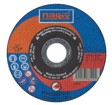 Narex 65405157 RK 115x1x22,2   A 60R-BFB  INOX 41 Řezný kotouč rovný pro nerezovou ocel - INOX