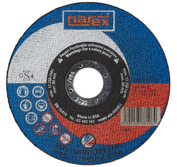 Narex 65405163 RK 125x1,6x22,23 A 46Q-BFB 41  Řezný kotouč rovný 2v 1 pro řezání běžné a ušlechtilé oceli