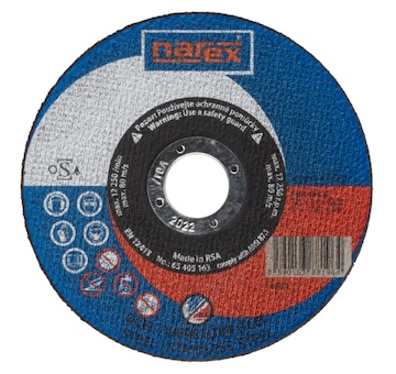 Narex 65405164 SET RK 125x1,6x22,23 A 46Q-BFB 41  -25 Ks Řezný kotouč rovný 2v 1 pro řezání běžné a ušlechtilé oceli