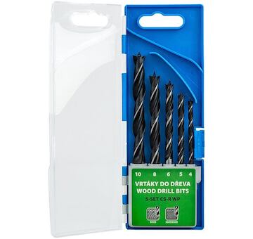 Narex 65405605 5-SET CS-R WP  Sada vrtáků do dřeva z karbonové oceli