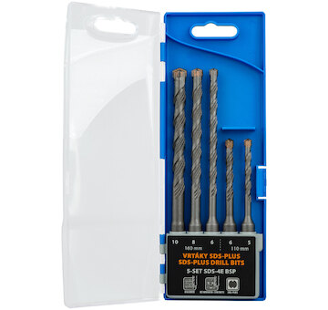 Narex 65405610 Vrtáky pro kladiva s upínáním SDS-Plus 5-SET SDS-PLUS BSP