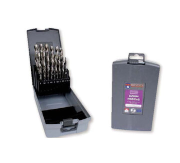 Narex 763360 Sada vybrušovaných vrtáků do kovu HSS CZ002 25-SET CZ002