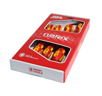 Narex 855102 Sada šroubováků, S LINE ELEKTRO SLIM 7 dílná