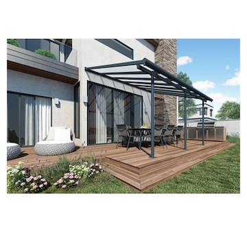 Palram Sierra 5400 antracit 3 x 5,46 hliníková (montovaná) pergola 703122