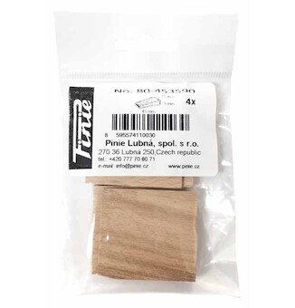 Pinie 80-453590 Dřevěné klínky 45x35x9mm - 4 ks