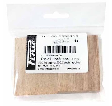 Pinie 80-6050110 Dřevěné klínky 60x50x11mm - 4 ks