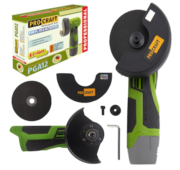 Procraft Aku mini úhlová bruska Procraft PGA12 1B | PGA12 1B