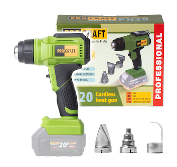 Procraft Aku pistole horkovzdušná Procraft PH20bb (bez baterie a nabíječky) | PH20bb