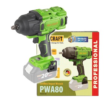 Procraft Aku rázový utahovák Procraft PWA80 (bez baterie a nabíječky) | PWA80bb