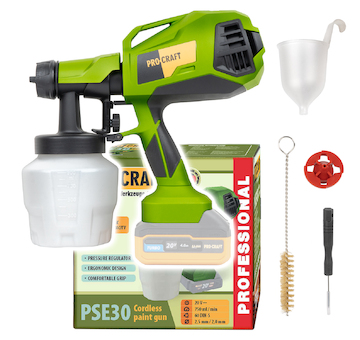 Procraft Aku stříkací pistole Procraft PSE30bb (bez baterie a nabíječky) | PSE30bb