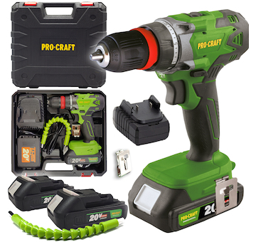 Procraft Aku vrtací šroubovák Procraft PA18DFR | PA18DFR