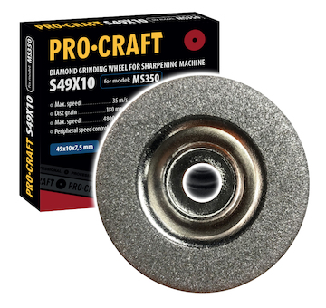 Procraft Brusný kotouč pro brousku na nože Procraft S49X10  /MS350 | S49X10