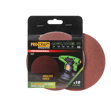 Procraft Brusný výsek (papír) 10 ks.  Procraft 125.240 | K125.240