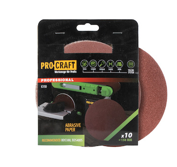 Procraft Brusný výsek (papír) 10 ks. Procraft 150.180 | K150.180