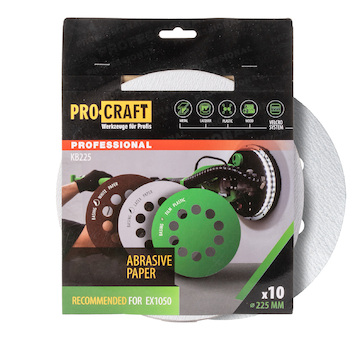 Procraft Brusný výsek (papír) 10 ks. Procraft B225.100 | KB225.100