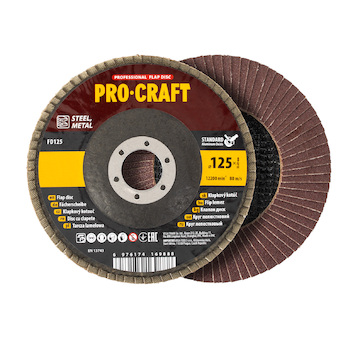 Procraft Lamelový kotouč Procraft FD125P120T27 | FD125P120T27